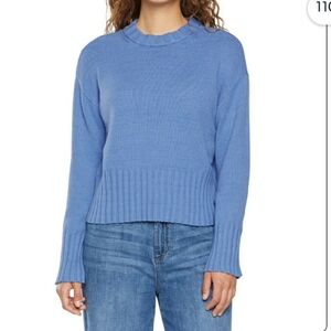 GAP Cotton Crew Neck Blue Sweater Size XL NWT